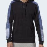 Sweat à Capuche Adidas Sport Noir-Bleu foncé S M L2