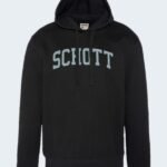 Sweat à Capuche Schott NYC Noir3