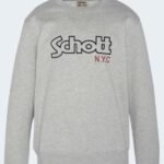 Sweat-shirt Schott NYC Gris chiné1
