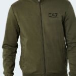 Sweat zippé Emporio Armani – EA7 – Vert Kaki S M1