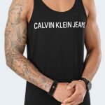 Debardeur Calvin Klein homme noir M1