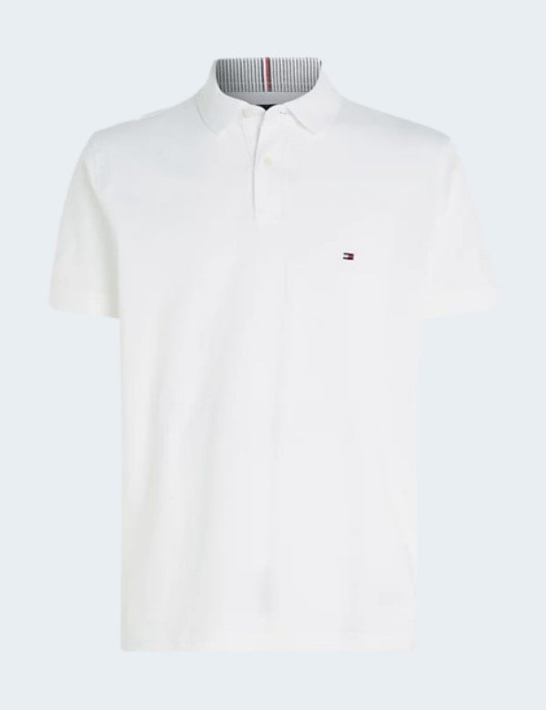 polo-tommy-hilfiger-blanc-homme-manches-courtes