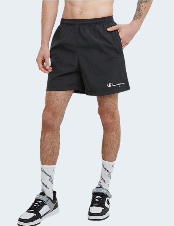 short-de-champion-noir-regular-fit-coton