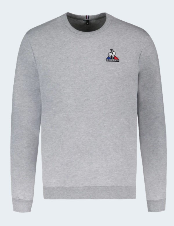 sweat-le-coq-sportif-homme-gris-col-rond