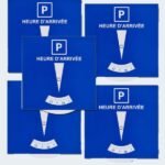 Lot de 5 disques de stationnement