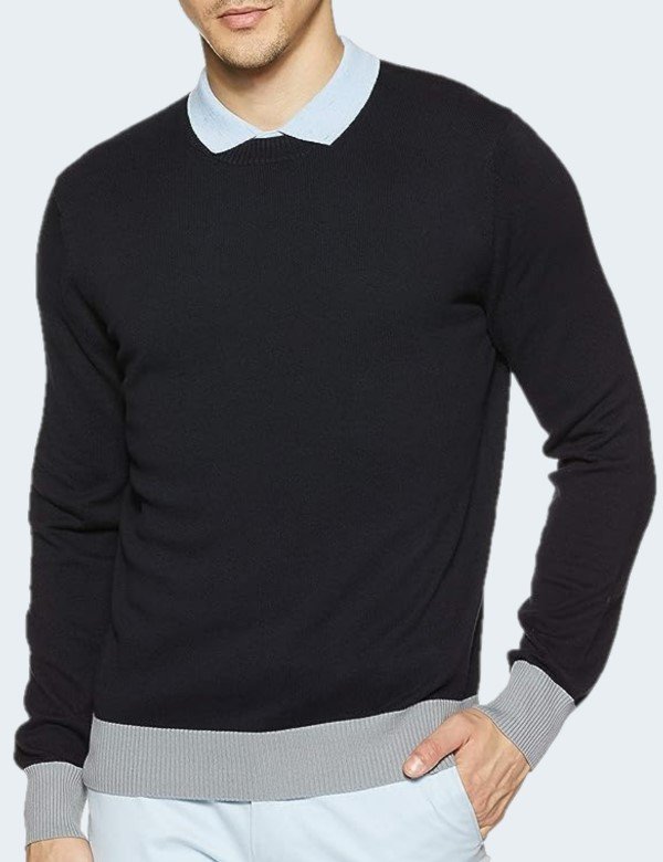 pull-celio-homme-bleu-marine