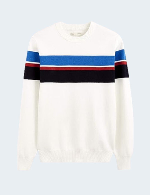 pull-celio-homme-blanc-casse-blocus