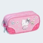 Trousse rectangle Hello Kitty 2 compartiments Rose