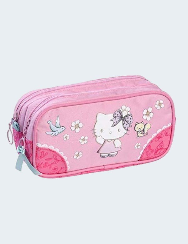 trousse-hello-kitty-fille-rose-rectangle-2-compartiments