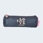 Trousse ronde Love Animals Grise Fille