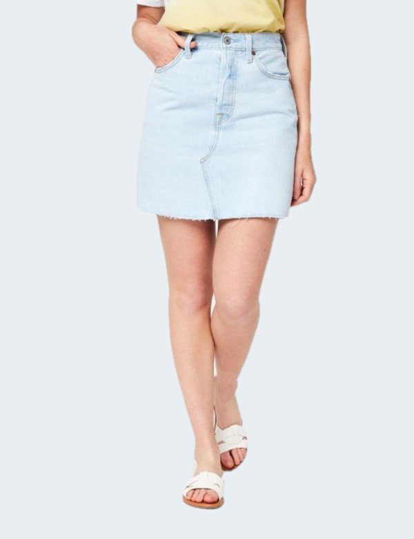 levis-mini-jupe-femme-iconic-skirt-jeans-bleu