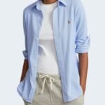 Chemisier Femme POLO RALPH LAUREN Oxford Bleu XS