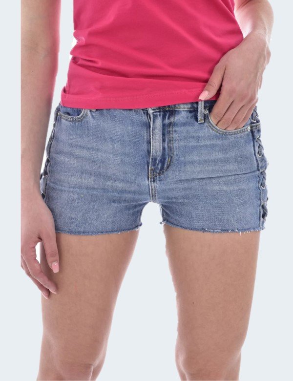 GUESS - Short en jean Guess jeans Femme Bleu