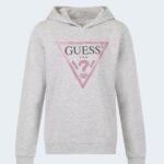 Sweat à capuche Guess Jeans Gris Unisexe 12a