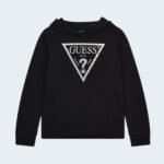 Sweat à capuche Guess Jeans Noir Unisexe 10a12a