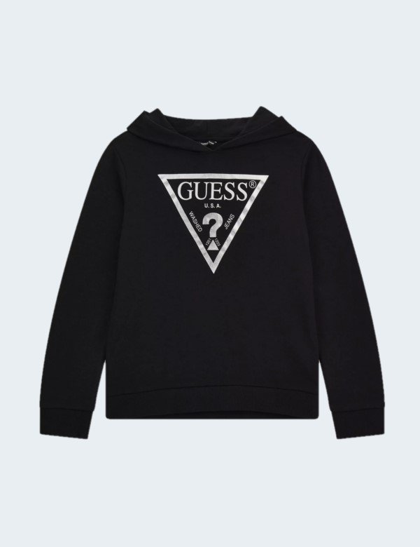 Guess - Sweat à capuche Guess Jeans Noir Unisexe