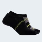 Lot de 2 paires de chaussettes Emporio Armani Noir Homme 1