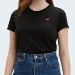 T-shirt Levi’s Noir Femme S 1