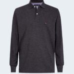 Polo à manches longues Tommy Hilfiger gris foncé S 1