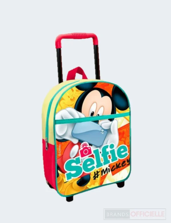 Sac Trolley à roulettes Mickey Disney 1 sac-roulettes-garcon-mickey-disney-maternelle