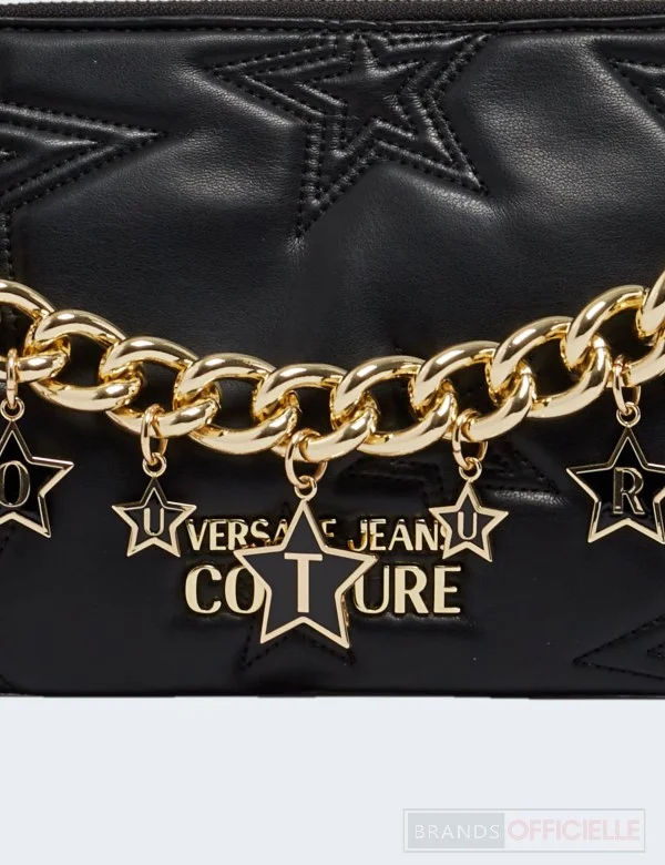 Sac bandoulière Versace Jeans Couture Noir Femme 4