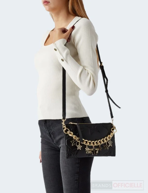 Sac bandoulière Versace Jeans Couture Noir Femme 5