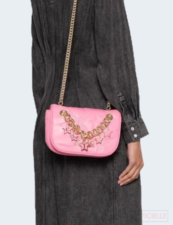 Sac bandoulière Versace Jeans Couture Rose Femme 3
