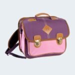 Cartable Feather 2 compartiments Rose