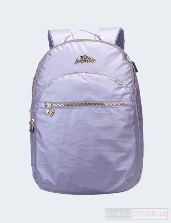 Sac à dos Miss Lemonade Metallic Violet sac-a-dos-fille-violet-miss-lemonade-42cm