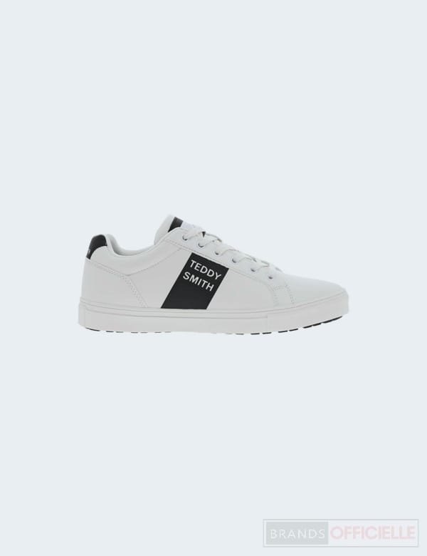 baskets-teddy-smith-homme-blanc-noir-chassure-basse