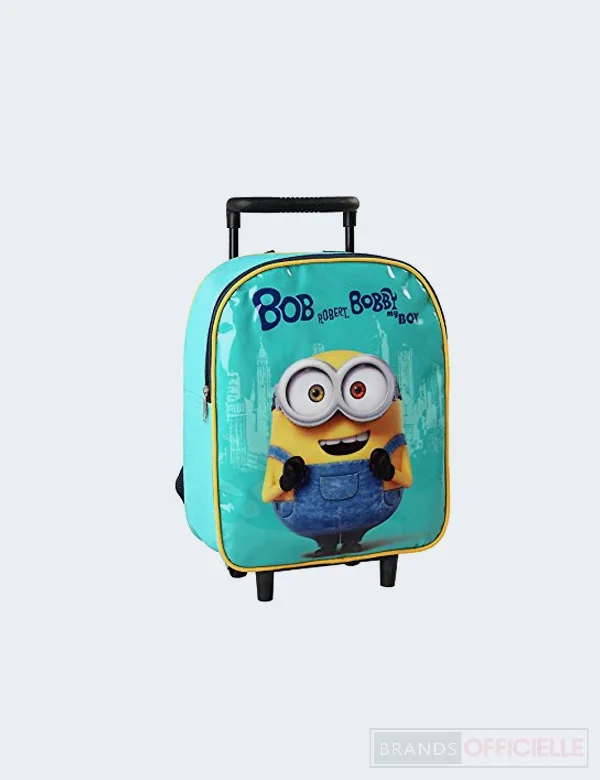sac-a-dos-trolley-minions sac-a-dos-roulette-enfant-minions-maternelle