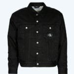 Veste en jean calvin noire 1