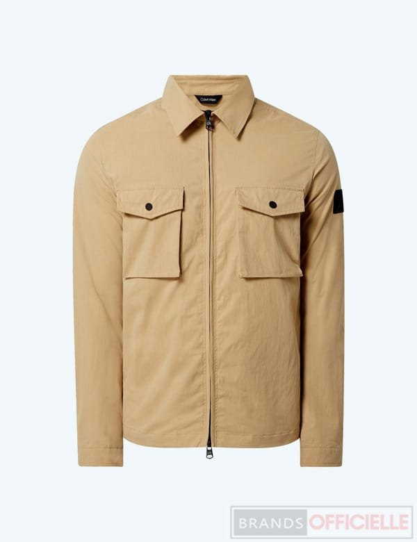 calvin-klein-jeans-veste-chemissette-homme-beige