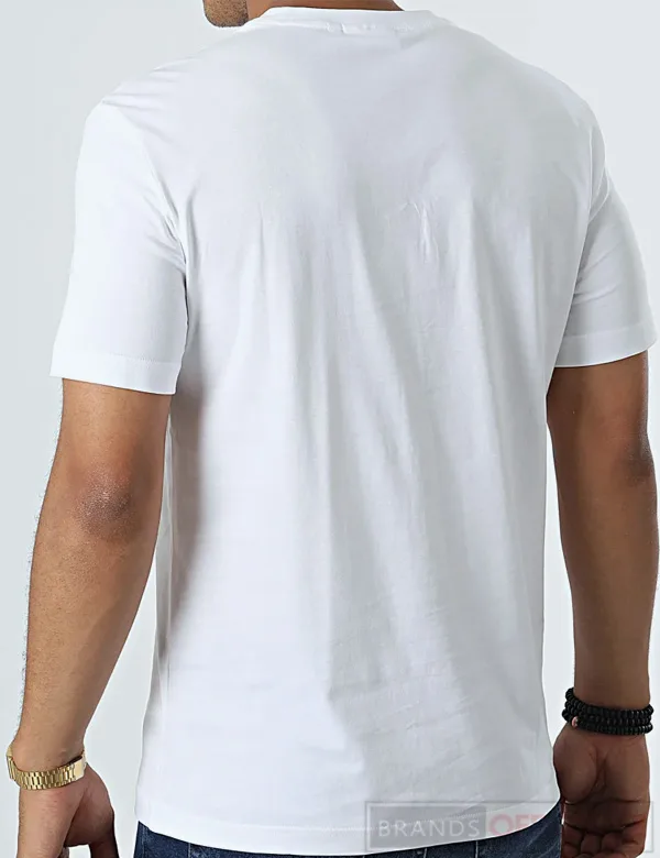 t shirt calvin klain distorted blanc 2