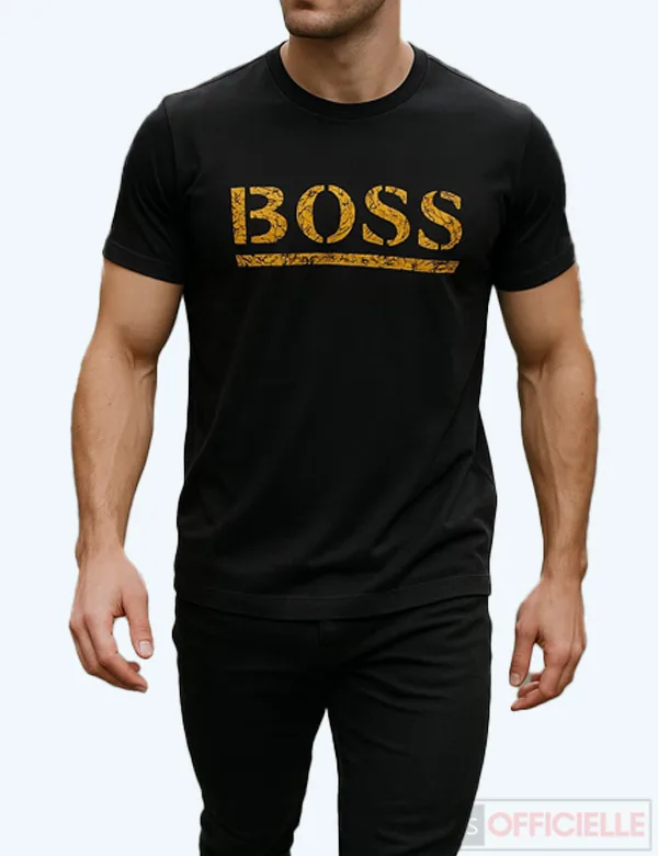boss-t-shirt-homme-noir-en-coton-stretch-logo-motife-bois