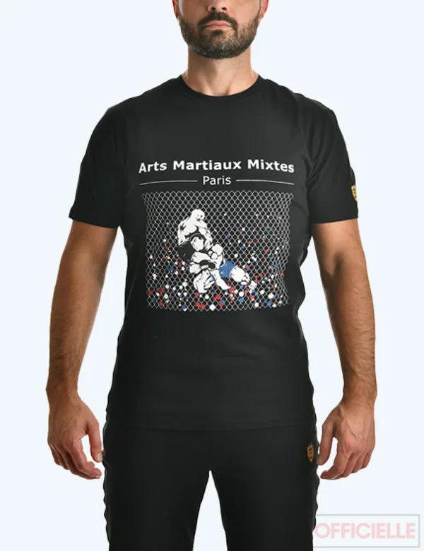 mma-t-shirts-combat-fighter-performance-grille-noir
