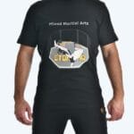 tshirt mma noir cage 1